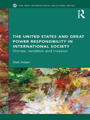 cover image of The United States and Great Power Responsibility in International Society